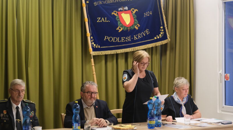 Valná hromada SDH Podlesí-Křivé
